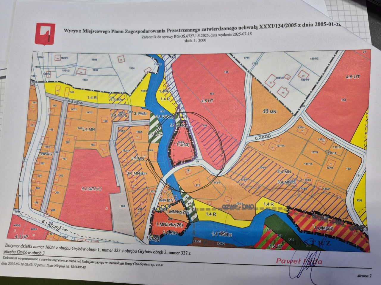 Działka inwestycyjna Grybów. Zdjęcie 2