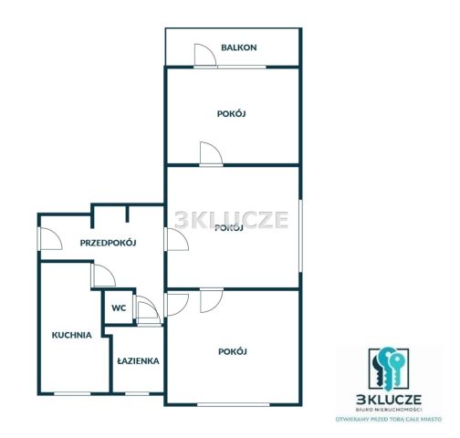 Mieszkanie 3-pokojowe Lublin LSM. Zdjęcie 2