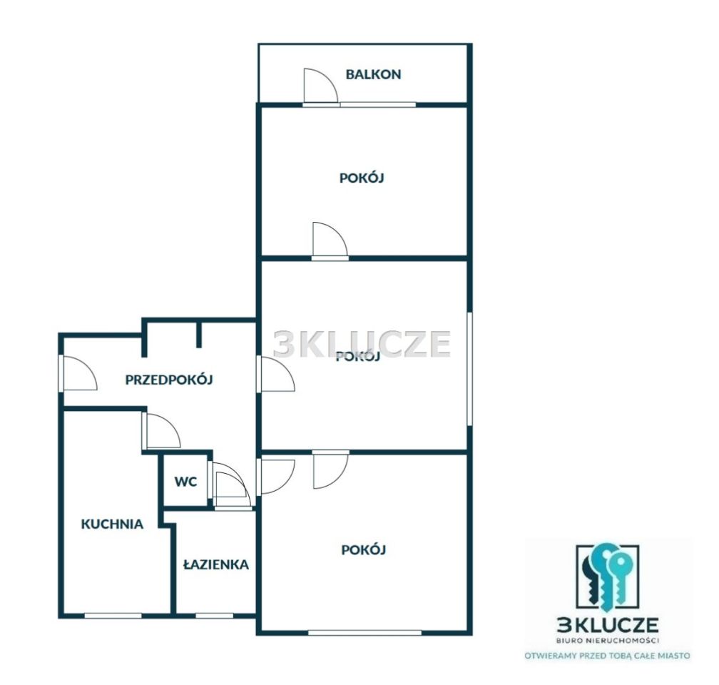 Mieszkanie 3-pokojowe Lublin LSM. Zdjęcie 2