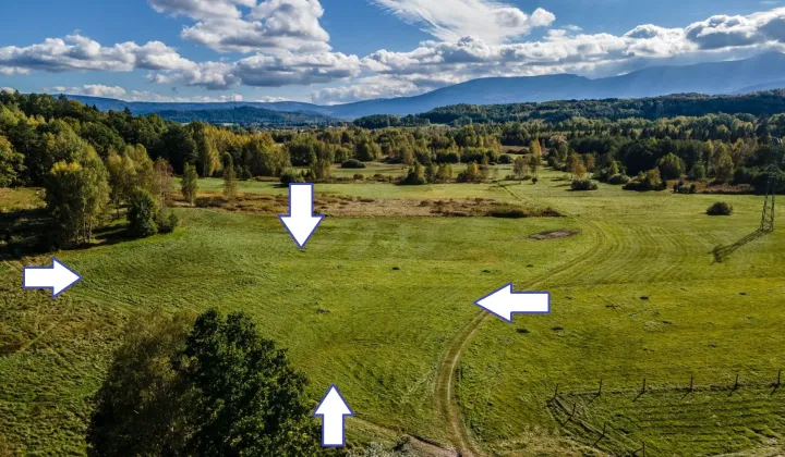 Działka inwestycyjna Jelenia Góra Czarne, ul. Poziomkowa