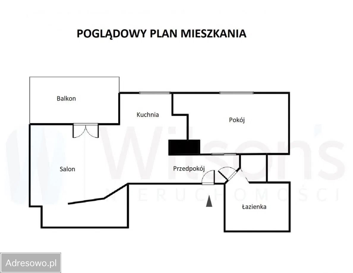 Mieszkanie 2-pokojowe Warszawa Praga-Południe, ul. Jana Nowaka-Jeziorańskiego. Zdjęcie 11