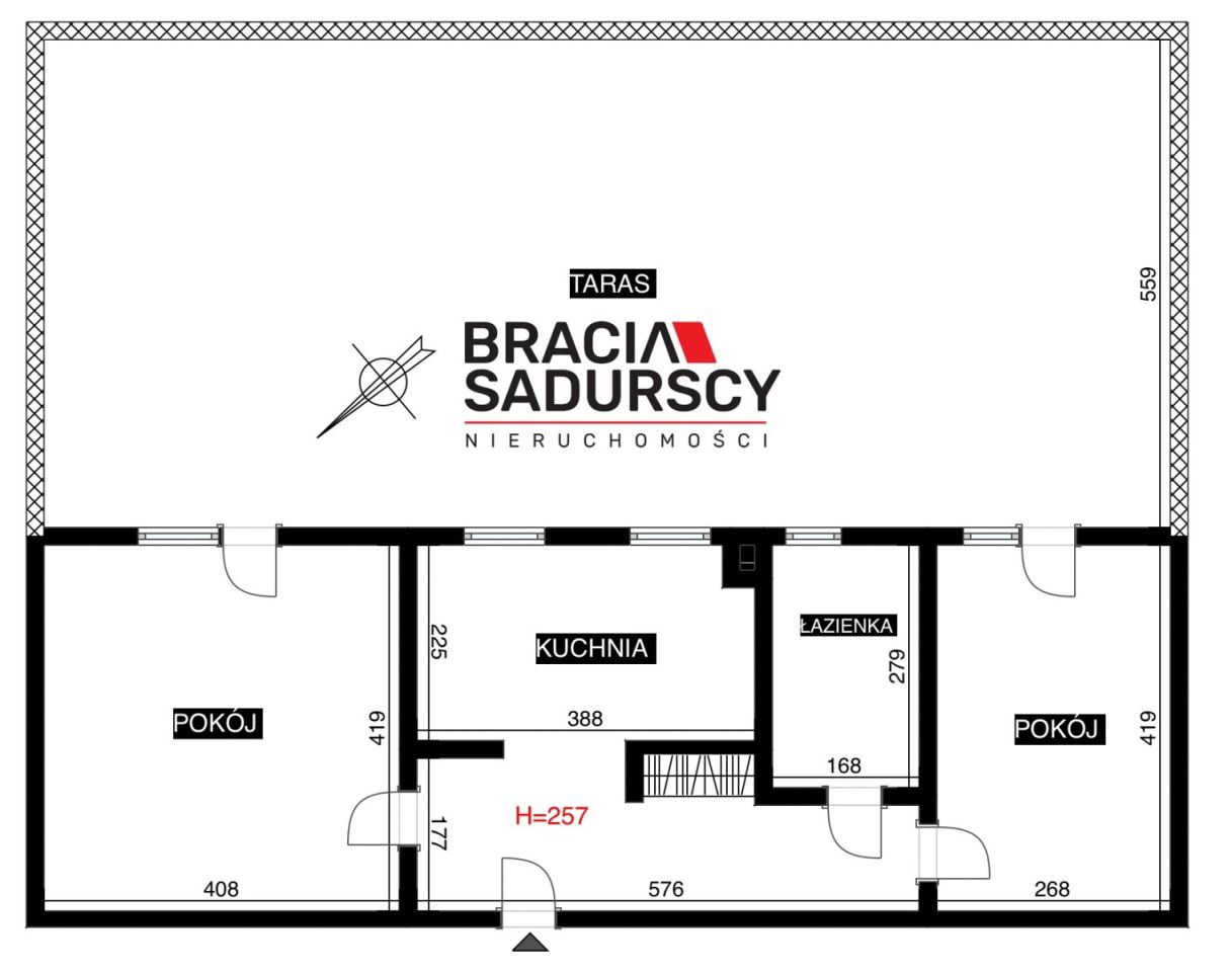 Mieszkanie 2-pokojowe Kraków Dębniki, ul. Drukarska. Zdjęcie 22