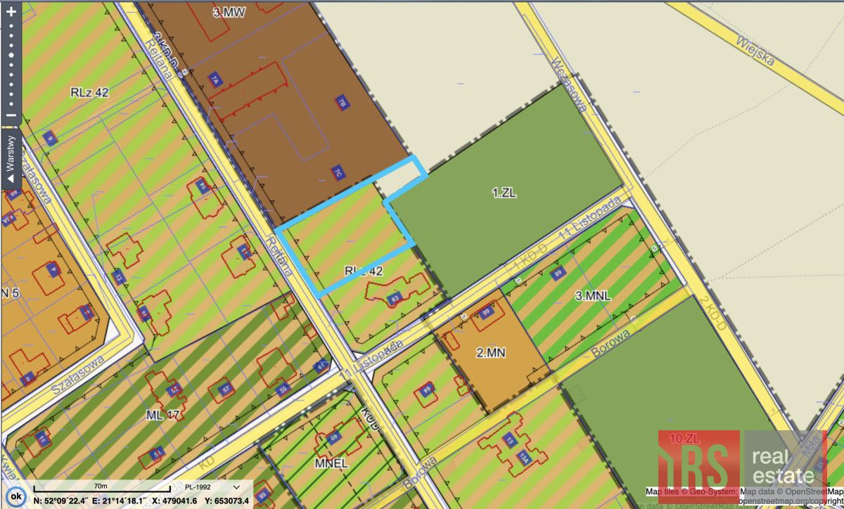 Działka budowlana Józefów, ul. Rejtana. Zdjęcie 8