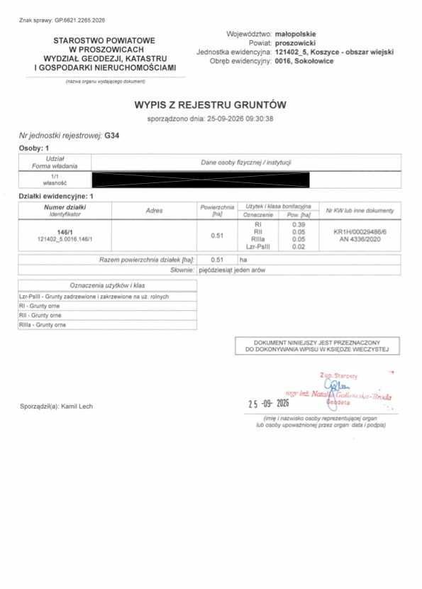 Działka inwestycyjna Sokołowice. Zdjęcie 7