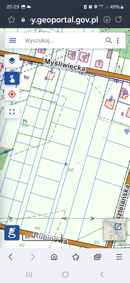 Działka budowlana Chrzęsne, ul. Myśliwiecka. Zdjęcie 3