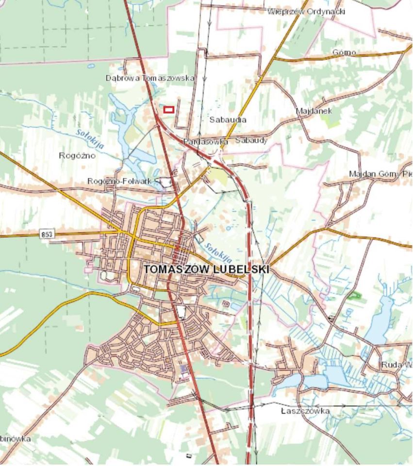 Działka rolno-budowlana Dąbrowa Tomaszowska. Zdjęcie 2