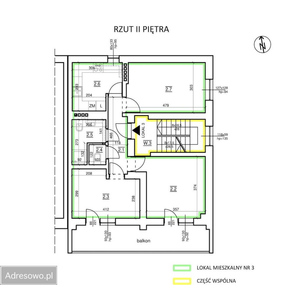 Mieszkanie 3-pokojowe Kraków Łagiewniki, ul. Huculska. Zdjęcie 20