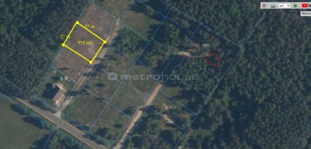 Działka budowlana Zalesie Borowe. Zdjęcie 1