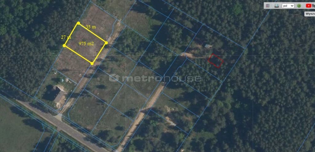 Działka budowlana Zalesie Borowe