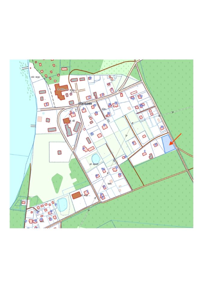 Działka budowlana Marózek. Zdjęcie 3