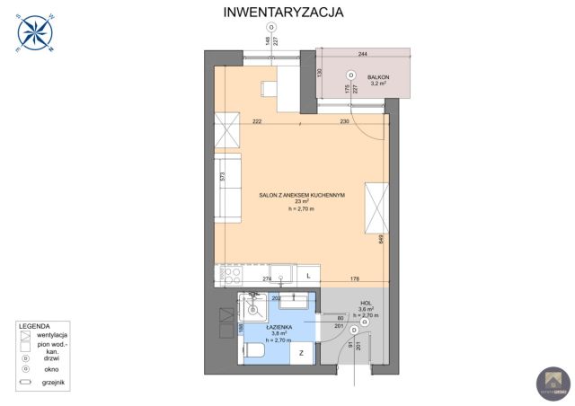 Mieszkanie 1-pokojowe Warszawa Mokotów, ul. Wołoska. Zdjęcie 14