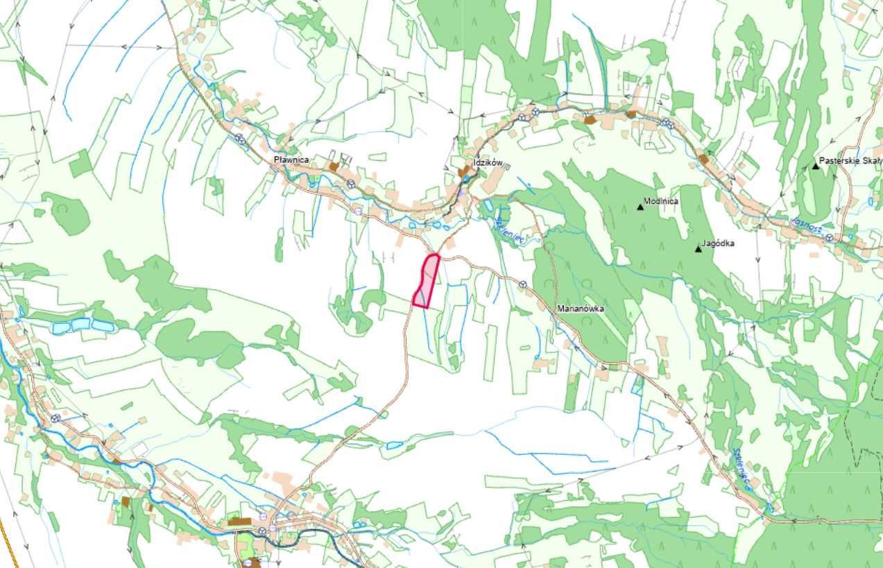 Działka budowlana Idzików. Zdjęcie 6