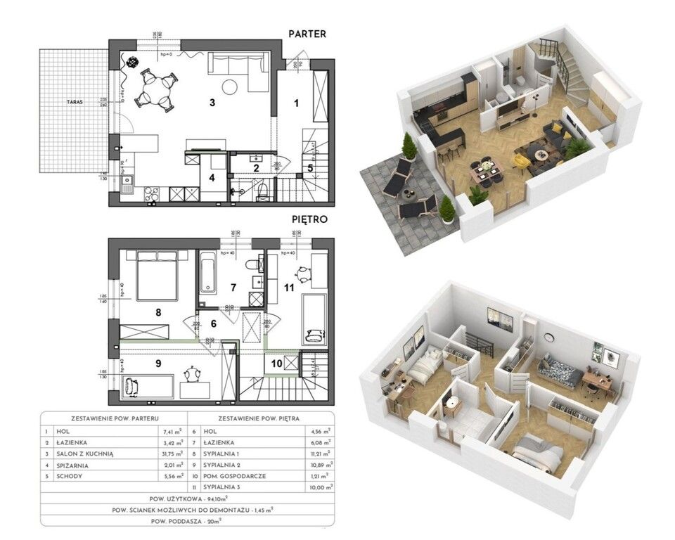 bliźniak, 4 pokoje Łódź Nowosolna. Zdjęcie 13