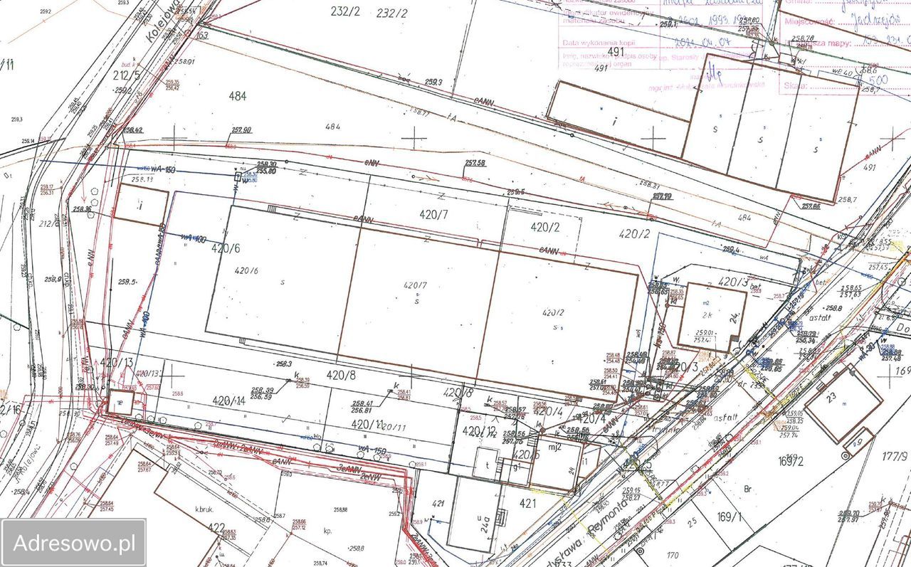 Działka inwestycyjna Jędrzejów, ul. Władysława Stanisława Reymonta. Zdjęcie 2