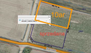 Działka budowlana Tyniec nad Ślęzą, ul. Sosnowa