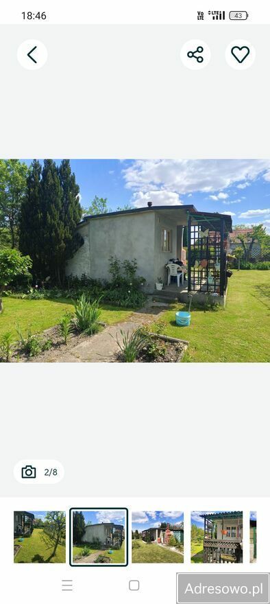 Działka rod Polkowice, ul. Działkowa. Zdjęcie 6