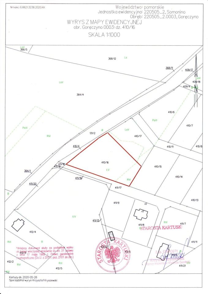 Działka budowlana Goręczyno, ul. Kasztelańska. Zdjęcie 5