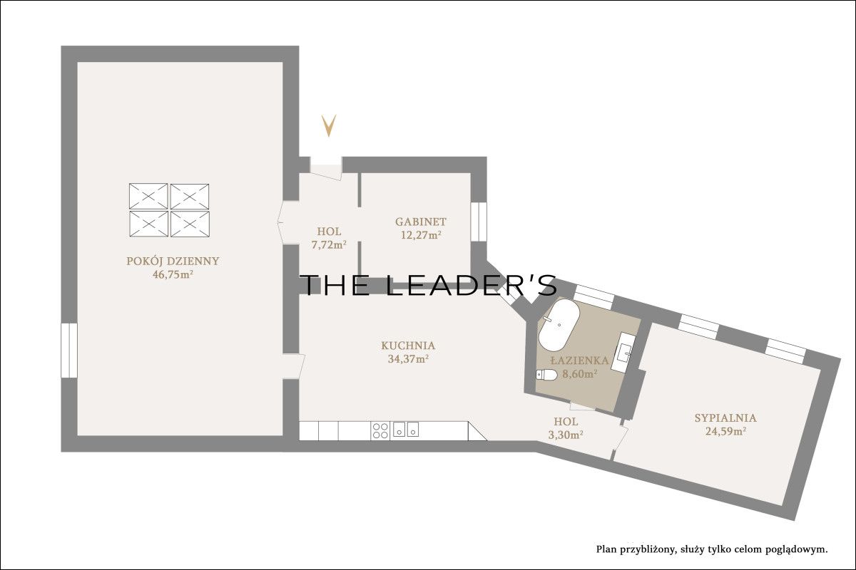 Mieszkanie 3-pokojowe Warszawa Śródmieście, ul. Wiejska. Zdjęcie 19
