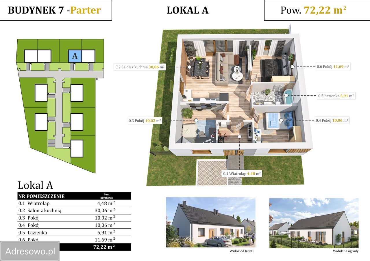 dom wolnostojący, 3 pokoje Dobroszów Oleśnicki. Zdjęcie 2