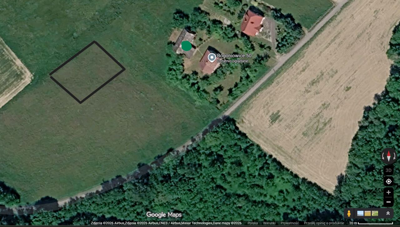 Działka budowlana Bogoniowice. Zdjęcie 1