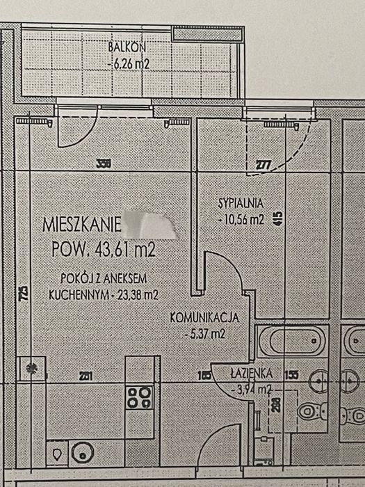 Mieszkanie 2-pokojowe Radomsko, ul. Władysława Łokietka