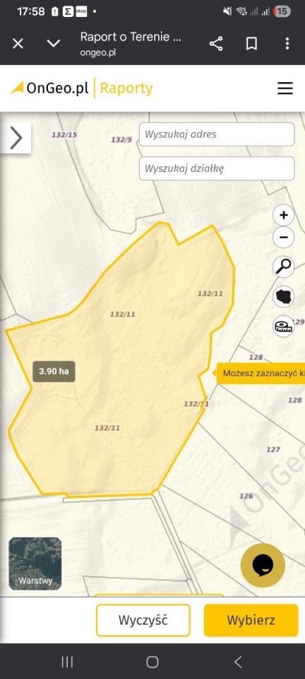 Działka rolna Jedlice Brzostowo. Zdjęcie 3