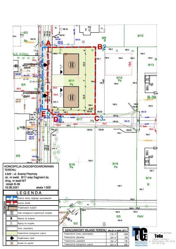 Działka budowlana Łódź Bałuty, ul. Szarej Piechoty. Zdjęcie 7