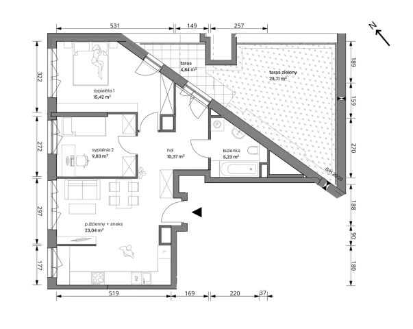 Mieszkanie 3-pokojowe Warszawa Włochy, ul. Trzcinowa. Zdjęcie 11