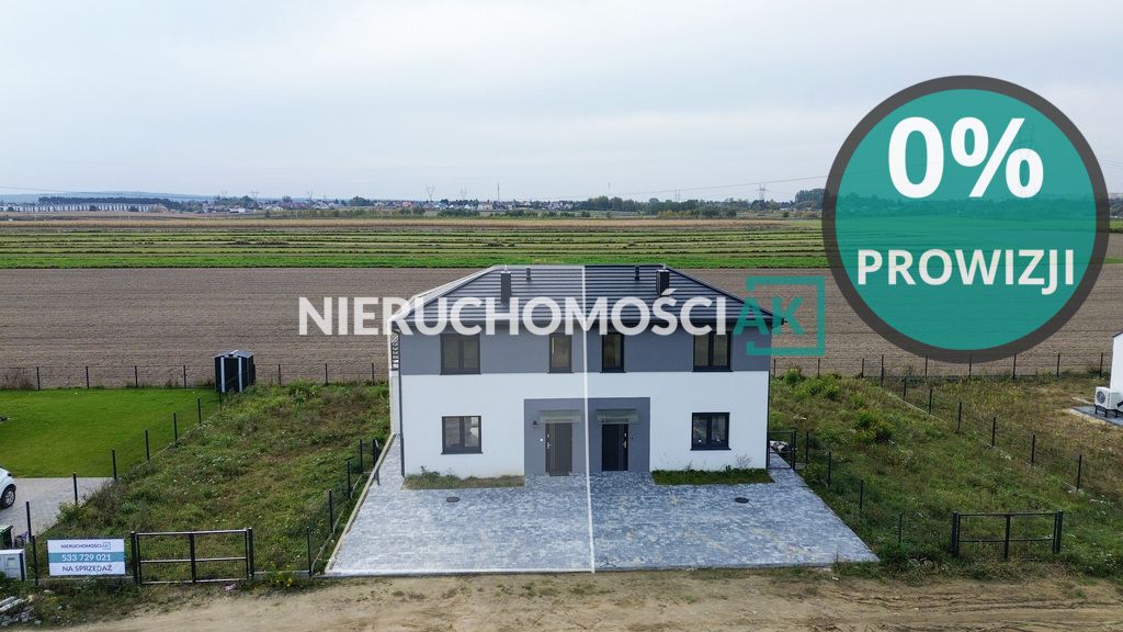 bliźniak, 3 pokoje Wola Podłężna, ul. Pigwowa. Zdjęcie 1