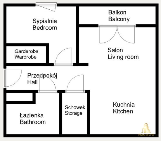 Mieszkanie 2-pokojowe Kraków Zabłocie, ul. Przemysłowa. Zdjęcie 14