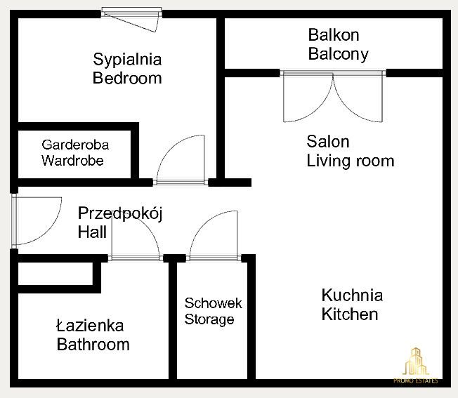 Mieszkanie 2-pokojowe Kraków Zabłocie, ul. Przemysłowa. Zdjęcie 14