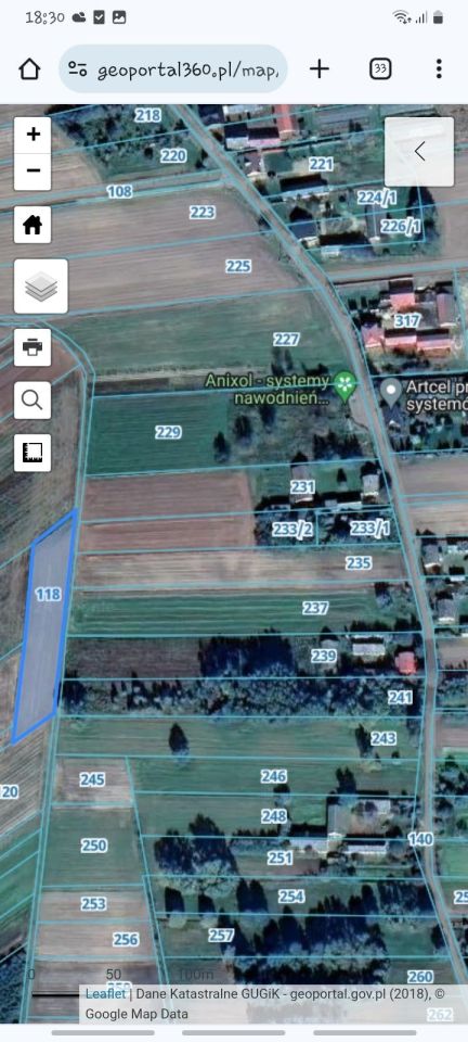 Działka rolno-budowlana Łuczynów. Zdjęcie 4