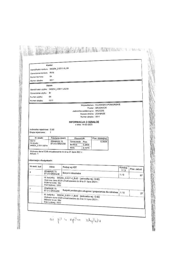 Działka rekreacyjna Zembrze. Zdjęcie 2