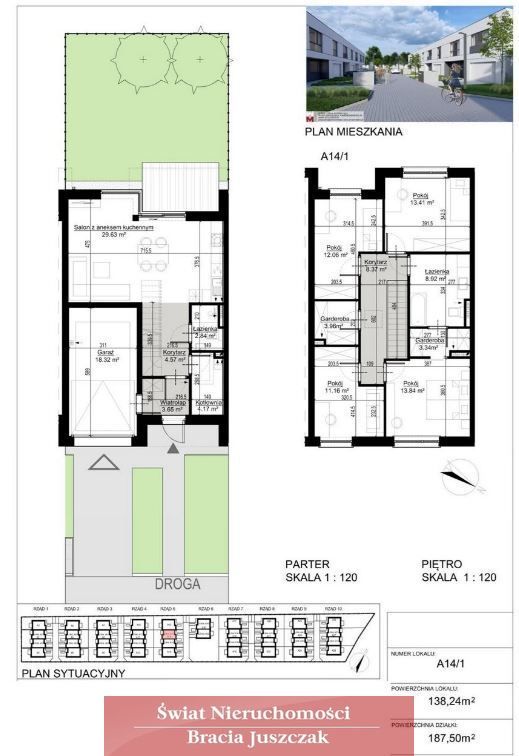dom szeregowy, 5 pokoi Wrocław Księże Wielkie. Zdjęcie 2