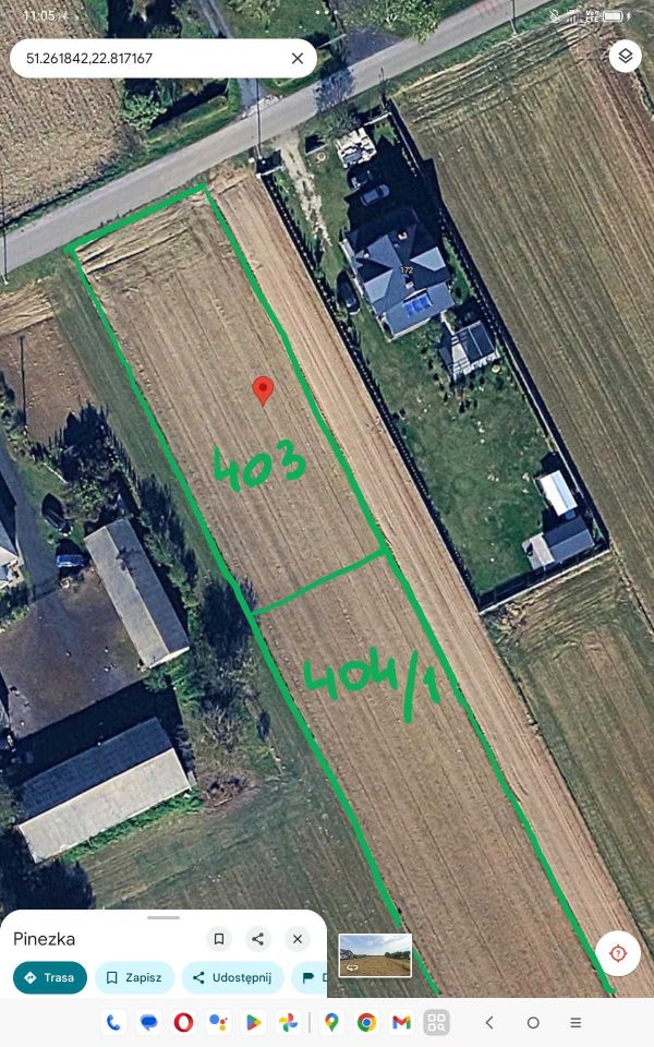 Działka rolno-budowlana Krzesimów. Zdjęcie 2