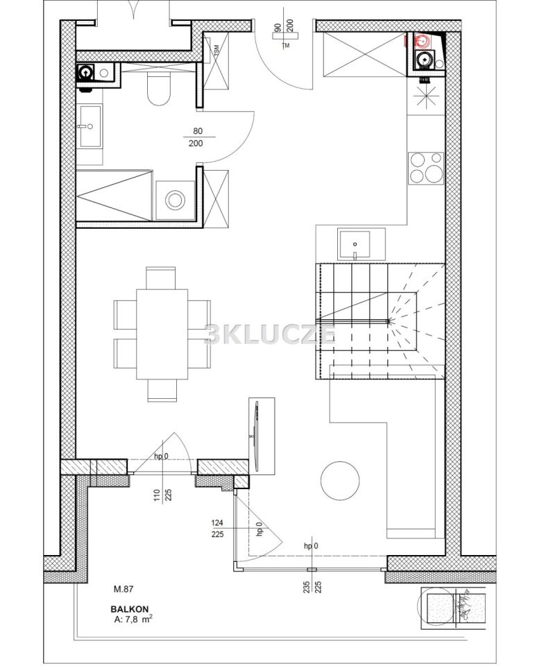Mieszkanie 4-pokojowe Lublin Sławin. Zdjęcie 3