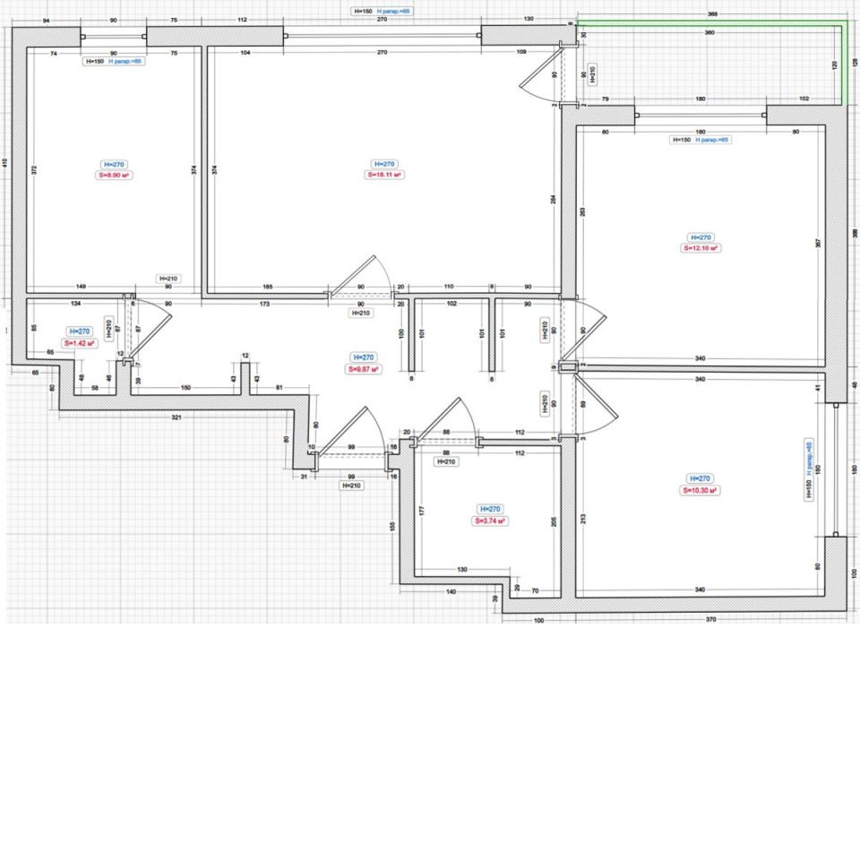 Mieszkanie 3-pokojowe Ząbki, ul. Szwoleżerów. Zdjęcie 2
