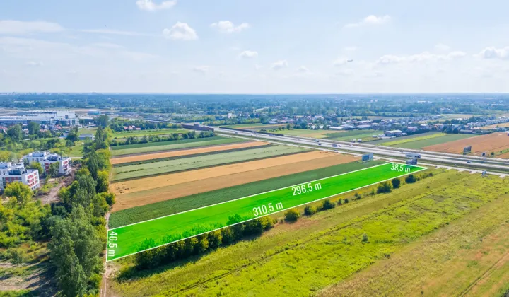 Działka inwestycyjna Zgorzała, ul. Wróbelka