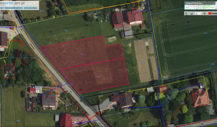 Działka budowlana Ochaby Wielkie, ul. Kameralna