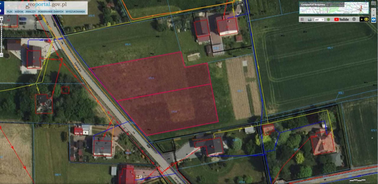 Działka budowlana Ochaby Wielkie, ul. Kameralna