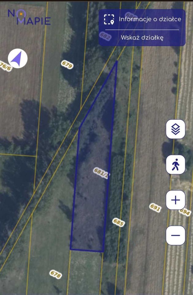 Działka rolna Wiśniew