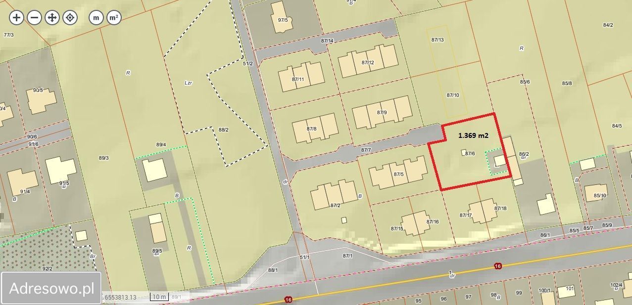 Działka budowlana Grudziądz Owczarki, ul. Kasztanowa