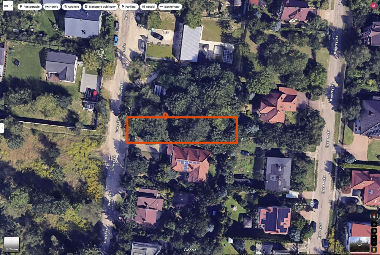 Działka budowlana Łódź Doły, Drwęcka. Zdjęcie 2