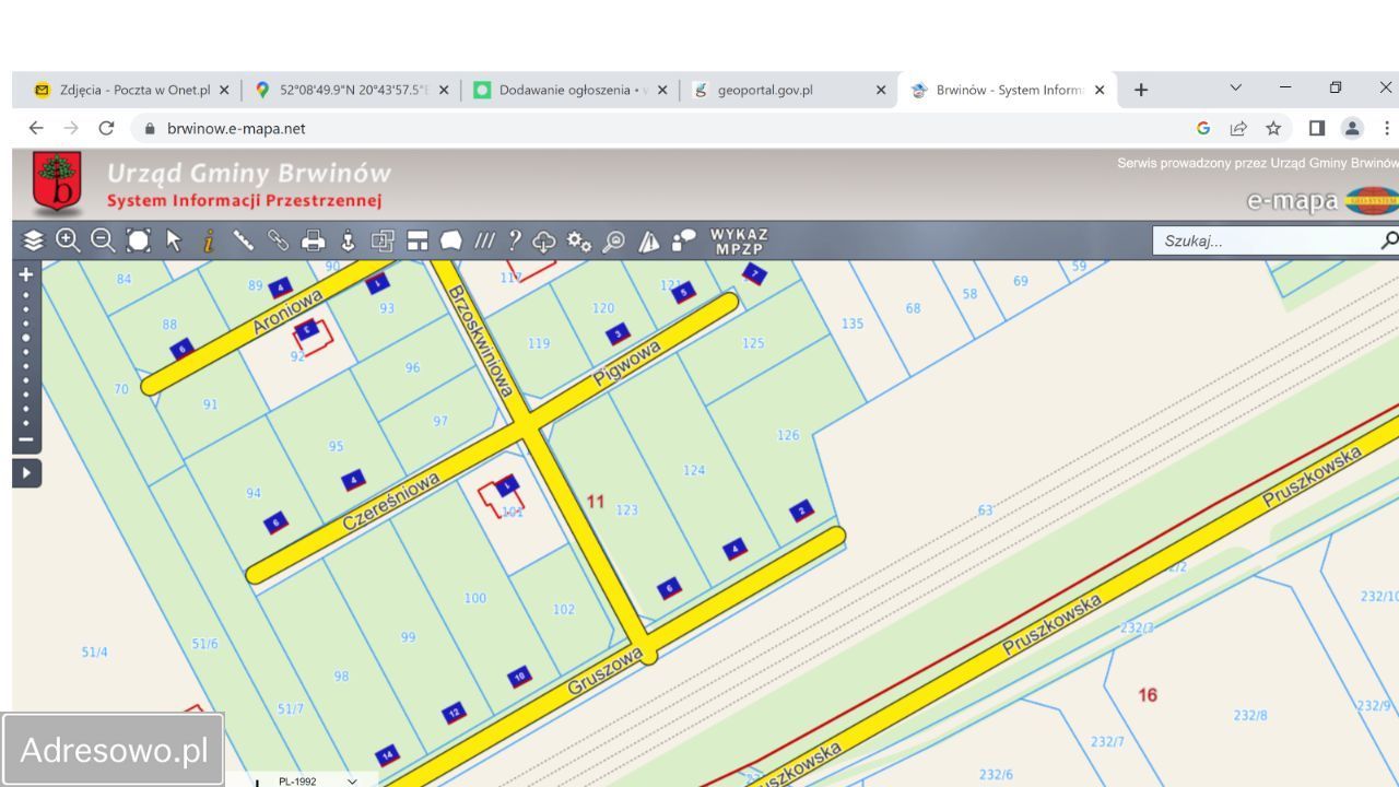 Działka budowlana Brwinów, ul. Brzoskwiniowa. Zdjęcie 7