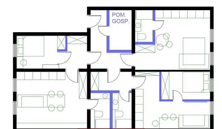 Mieszkanie 4-pokojowe Wrocław