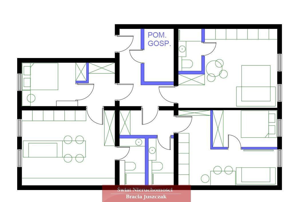 Mieszkanie 4-pokojowe Wrocław. Zdjęcie 1