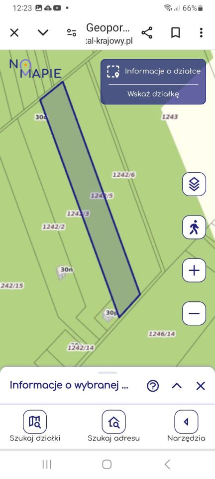 Działka rolno-budowlana Łęg. Zdjęcie 2