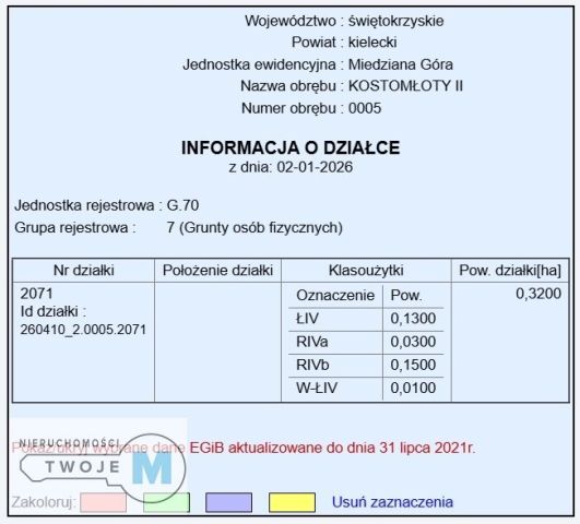Działka rolna Miedziana Góra. Zdjęcie 3