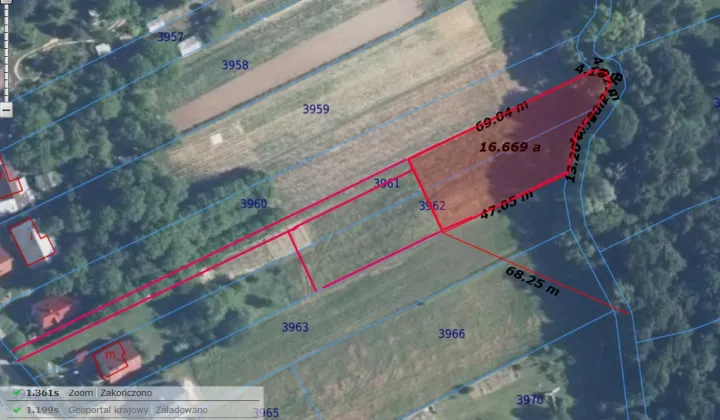 Działka budowlana Pruchnik Majasiówka, ul. Leśna