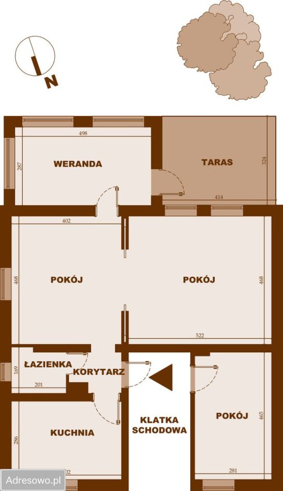 Mieszkanie 4-pokojowe Giżycko, ul. Mickiewicza. Zdjęcie 3